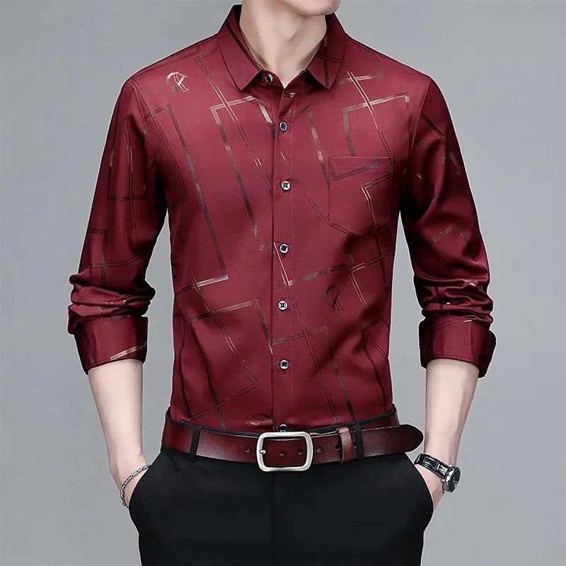 Shirt Non Ironing and Wrinkle Resistant Business