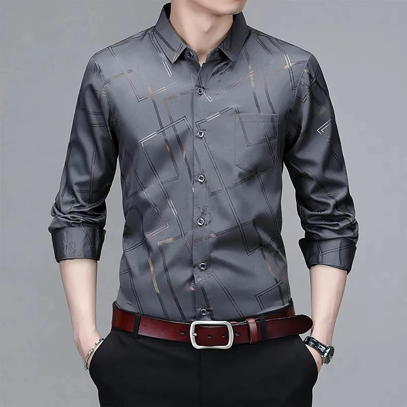 Shirt Non Ironing and Wrinkle Resistant Business
