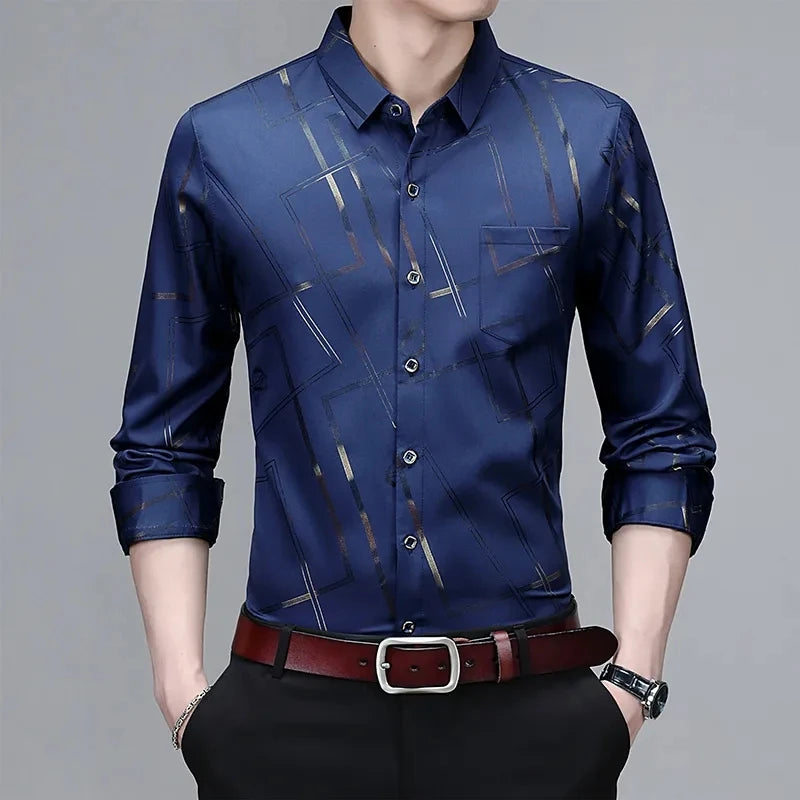 Shirt Non Ironing and Wrinkle Resistant Business